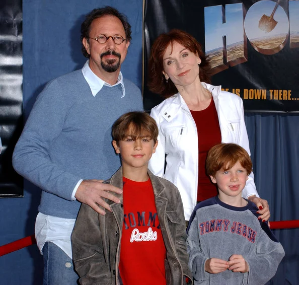 Nicholas Morgan Lieberman with his father mother and brother