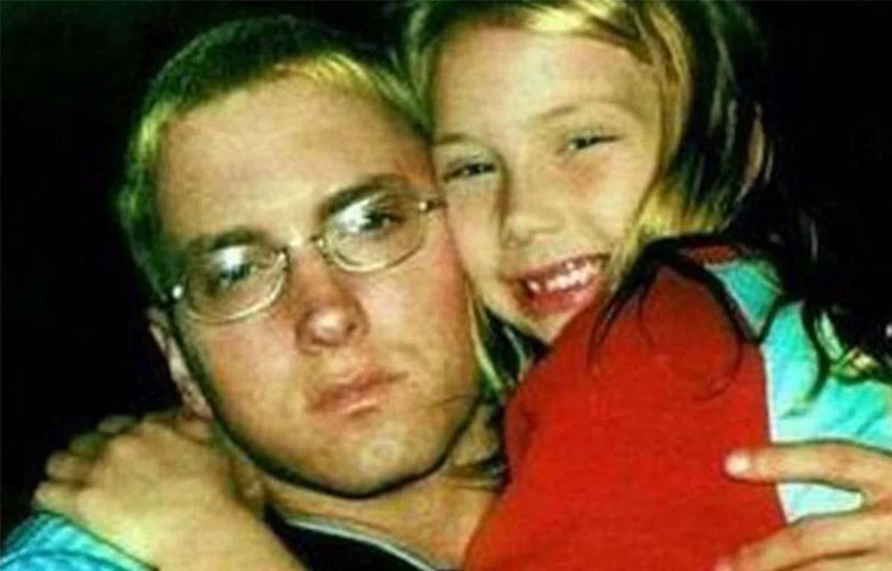 Hailie Jade with dad Eminem