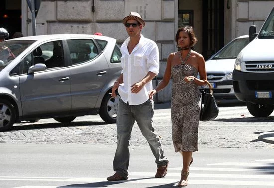 Keisha and Justin spending time on vacation