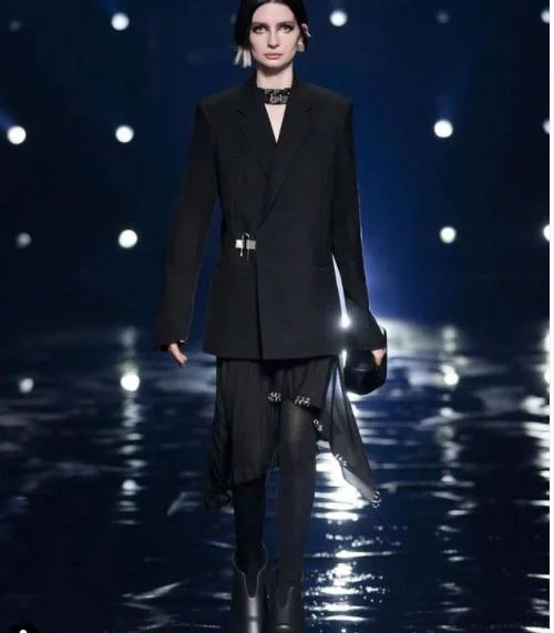 Meadow Rain Walker makes her modeling debut at Paris Fashion week