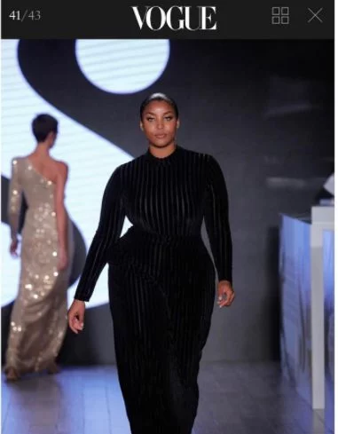 Sasha Gabriella Fox modeling for Vogue Magazine