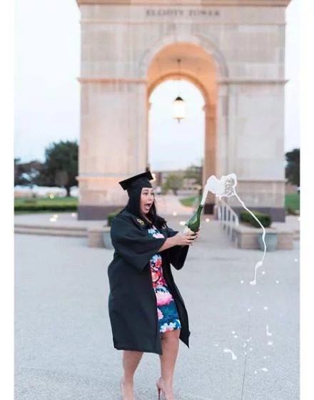 Alaina Marie Mathers graduates from Oakland University