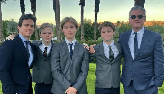 matt bomer and husband simon with kids
