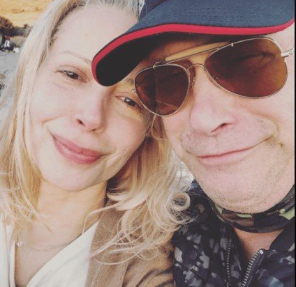 Kennya Baldwin with her husband Stephen Baldwin