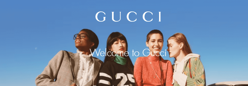 Alessandra has a strong connection with fashion brand Gucci