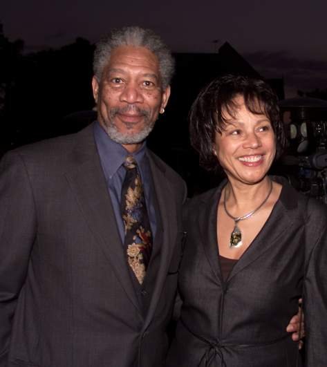 Morgan Freeman with Second wife Myrna Colley-Lee