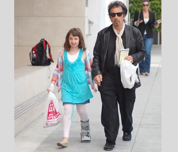 Olivia Pacino with her father Alfredo James Pacino