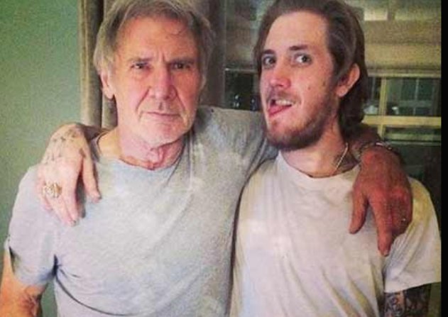 Malcom Ford with dad Harrison Ford