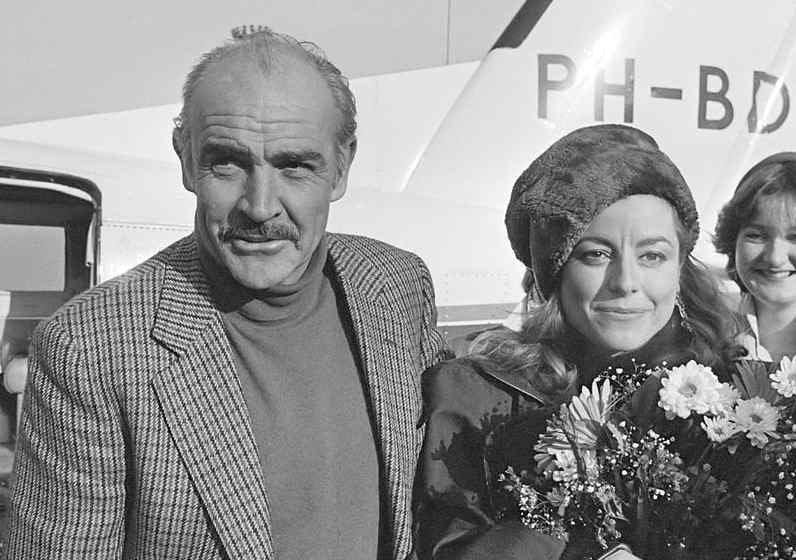 Micheline with husband Sean Connery