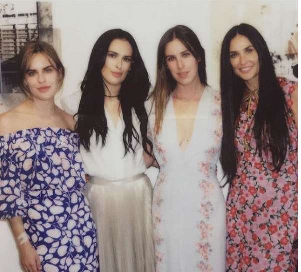 Demi Moore's Daughters with Bruce Willis