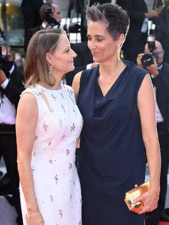 Alexandra with Jodie at the Cannes Festival in 2021